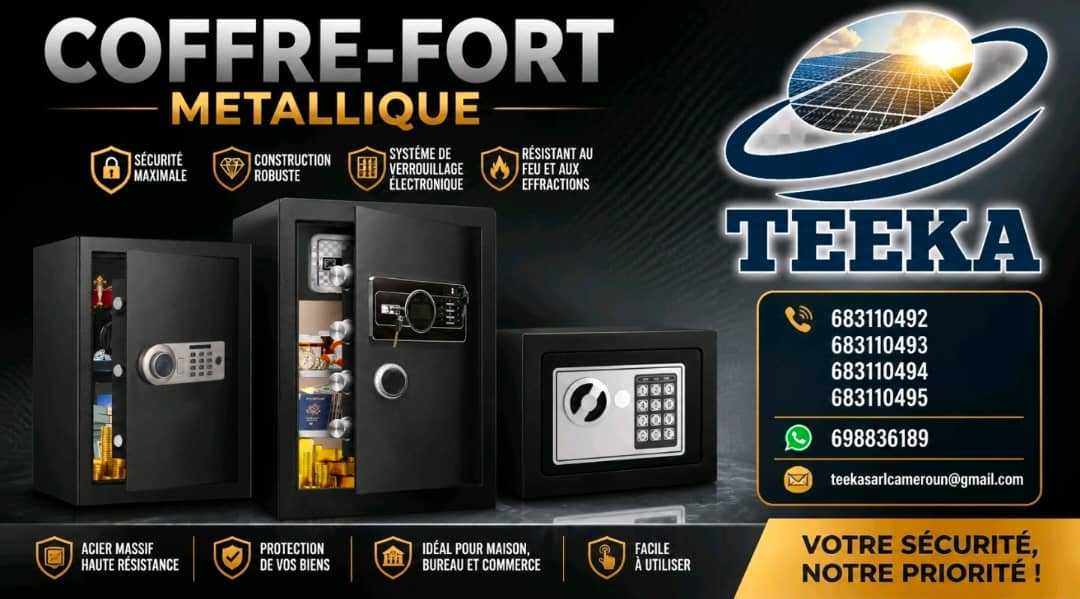 Coffre-fort métallique TEEKA